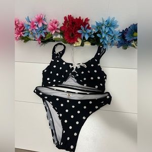 Polka dot bikini. Size Small.